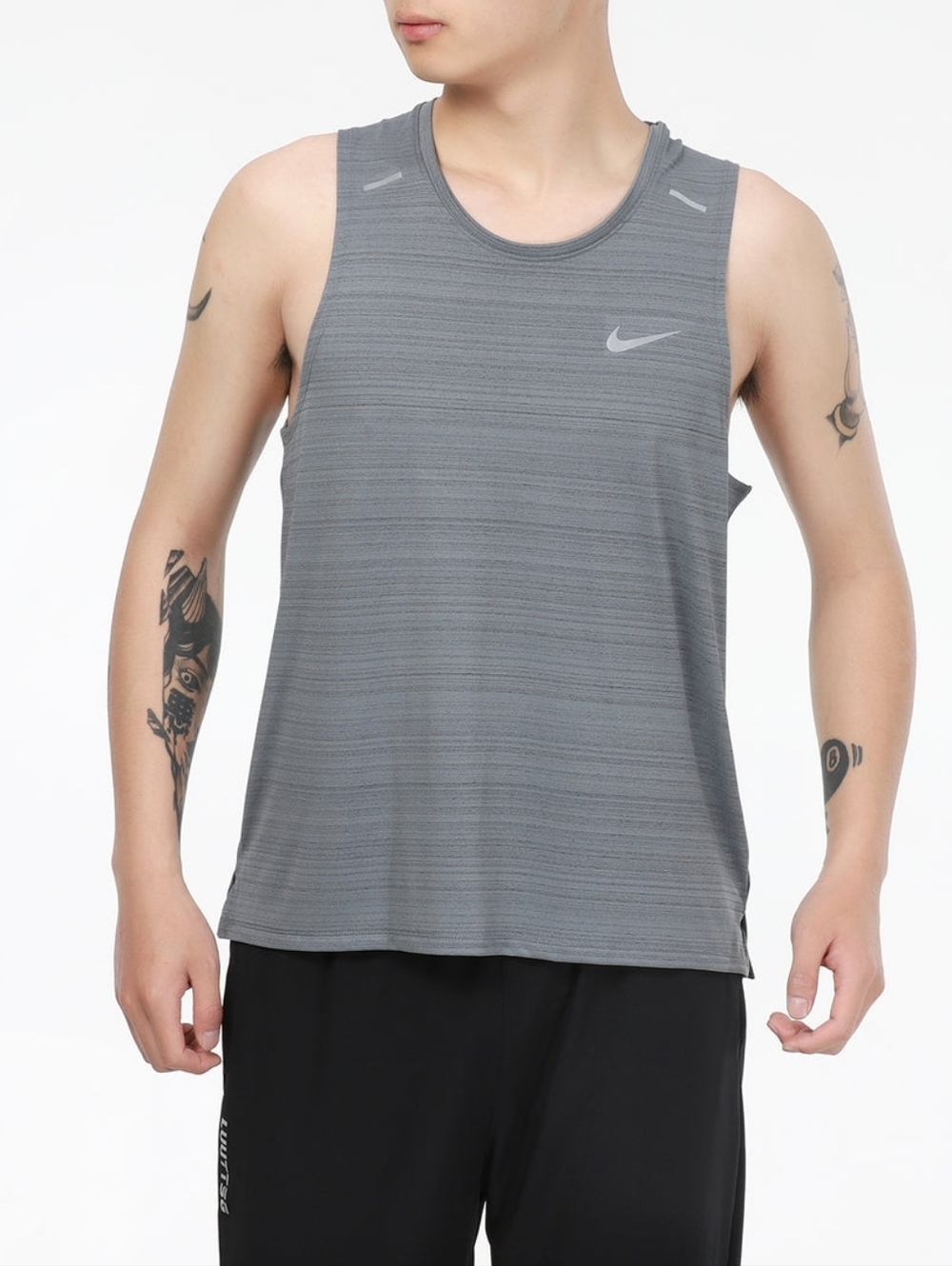 Vintage Nike Men’s Heather Gray Tank top Nike Dri-FIT Miler XL NWOT
